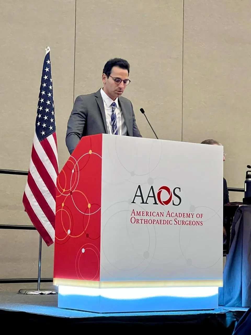 Dr. Frederico Pimenta no congresso da AAOS nos Estados Unidos